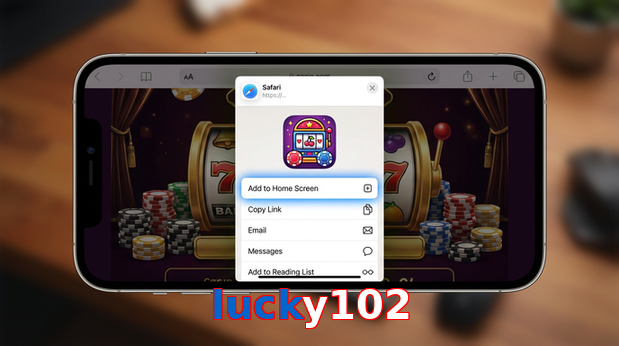 Game list for Lucky102 ios section